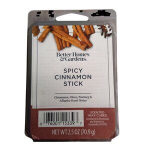 Better Homes & Gardens Spicy Cinnamon Stick Scented Wax Cubes 2.5 Oz NEW